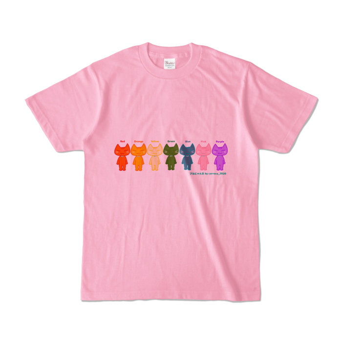 カラーTシャツ - S - ピーチ (淡色)