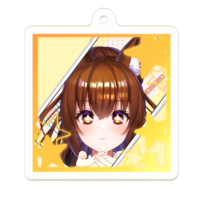 アクリルキーホルダー - 50 x 50 (mm)