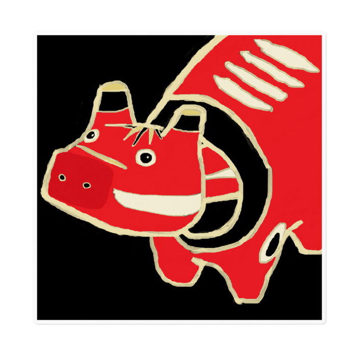 ステッカー(ホワイトタイプ) - 160 x 160 (mm)