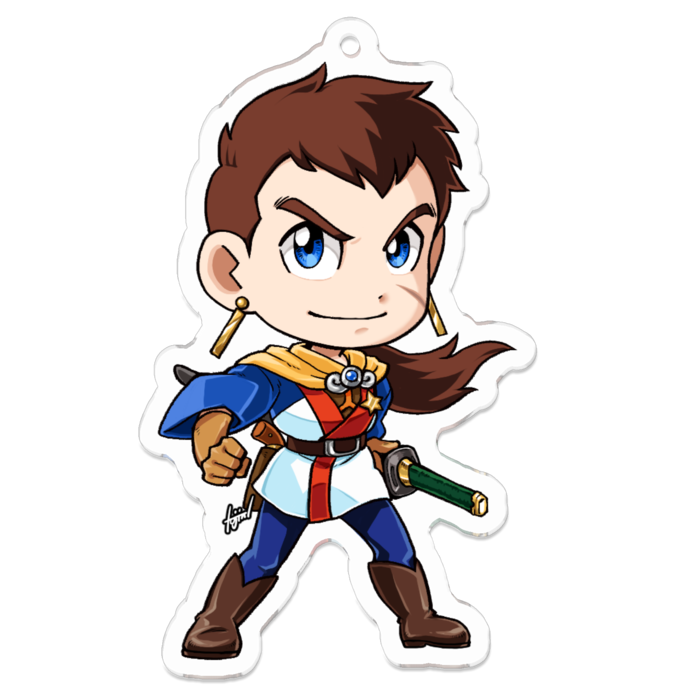 アクリルキーホルダー - 70 x 70 (mm)