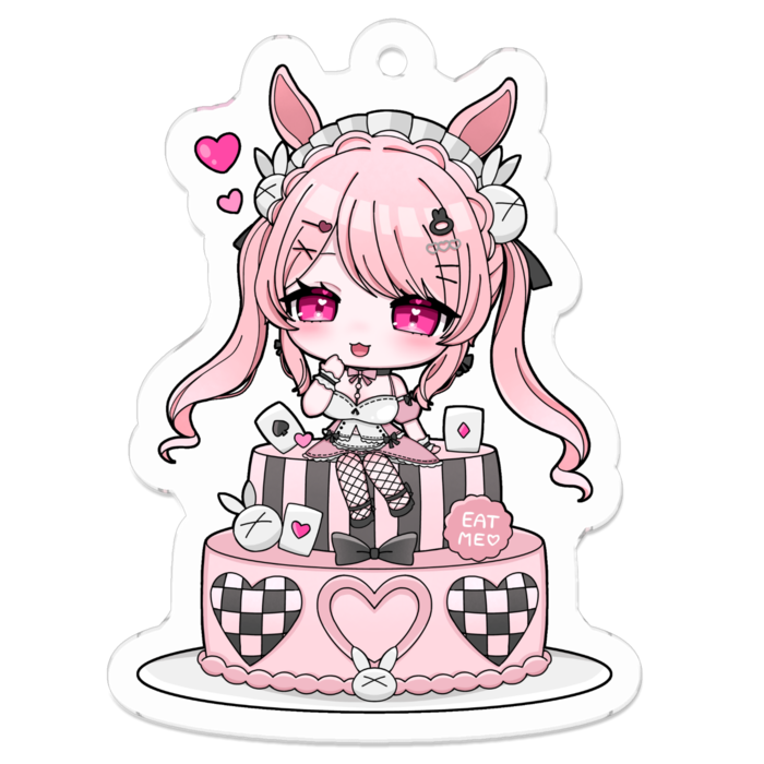 アクリルキーホルダー（コーティング） - 50 x 50 (mm)