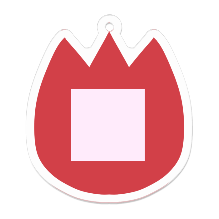 アクリルキーホルダー - 50 x 50 (mm)