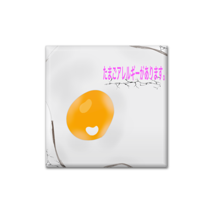 缶バッジ - 四角形40mm