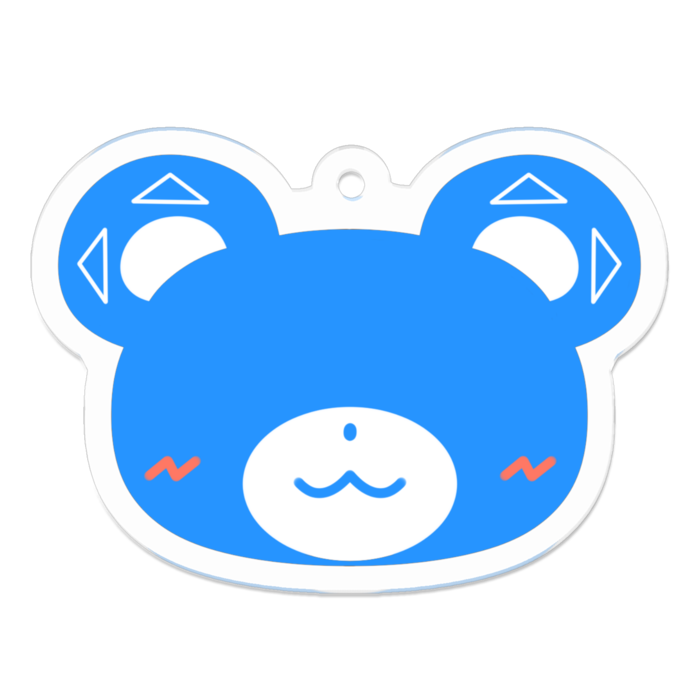 アクリルキーホルダー（コーティング） - 50 x 50 (mm)