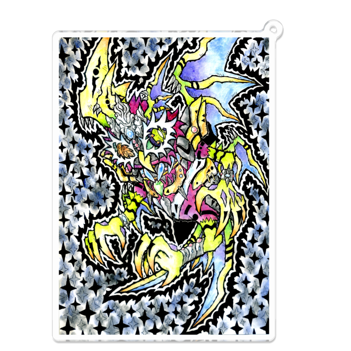 アクリルキーホルダー - 100 x 100 (mm)