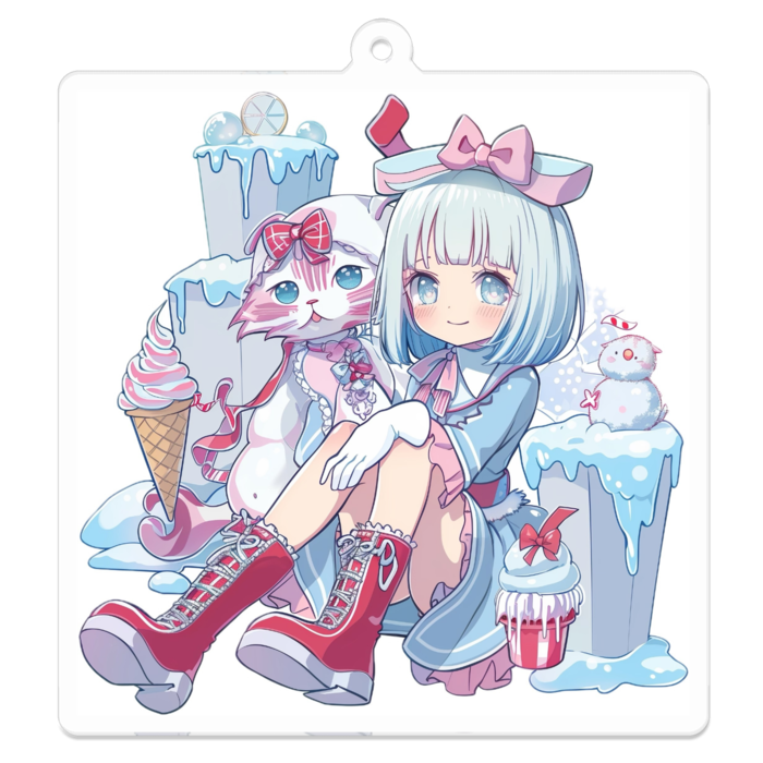 アクリルキーホルダー - 70 x 70 (mm)(2)