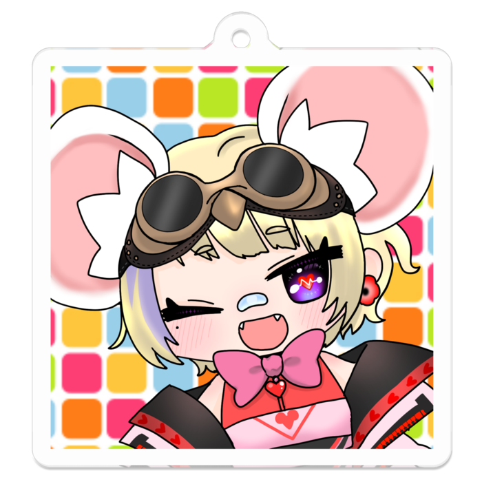 アクリルキーホルダー - 50 x 50 (mm)