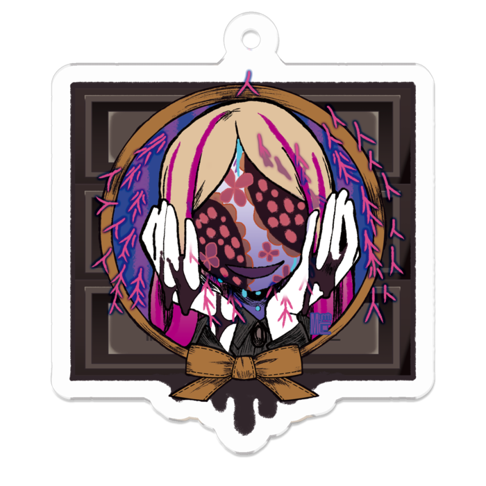 アクリルキーホルダー - 50 x 50 (mm)