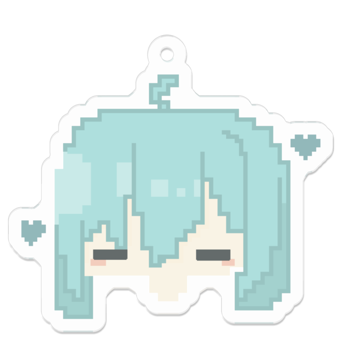 アクリルキーホルダー - 50 x 50 (mm)