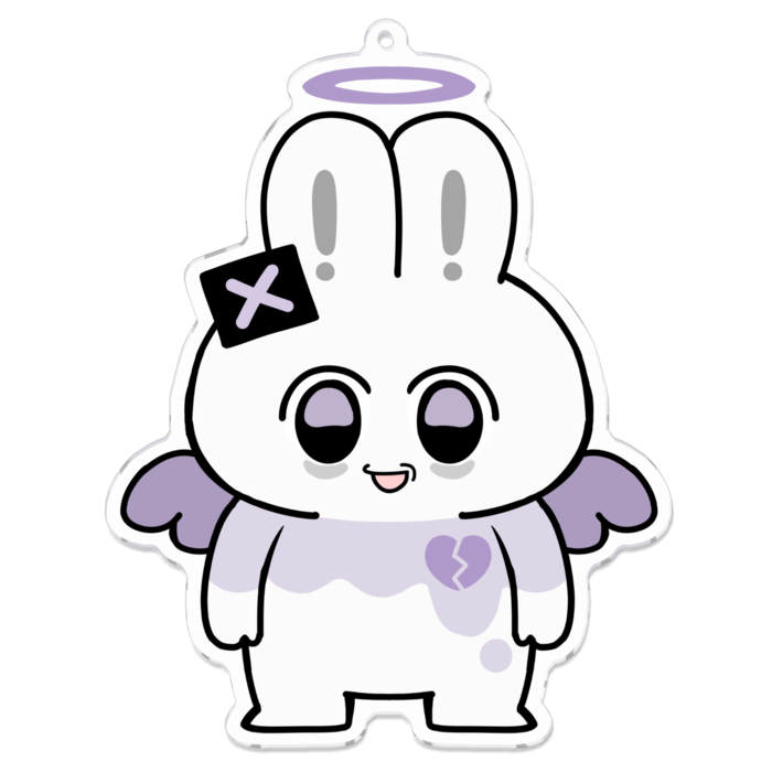 アクリルキーホルダー（コーティング） - 100 x 100 (mm)