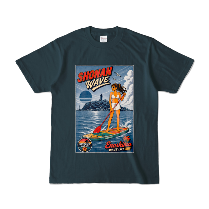 カラーTシャツ - S - デニム (濃色)