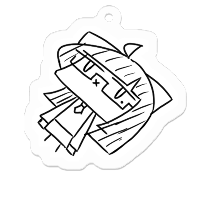 アクリルキーホルダー - 50 x 50 (mm)