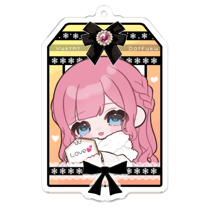 アクリルキーホルダー - 70 x 70 (mm)