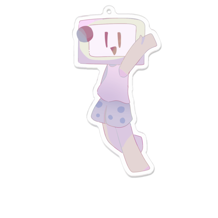 アクリルキーホルダー - 100 x 100 (mm)