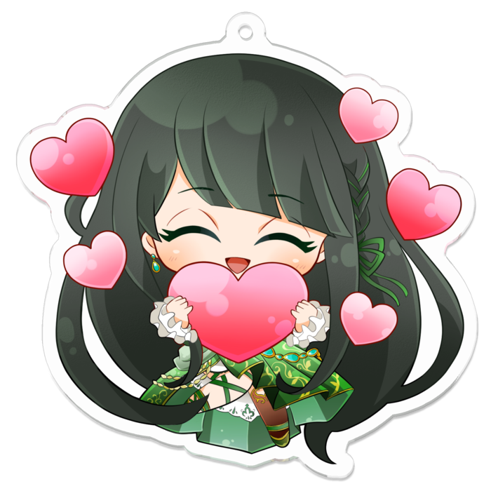 アクリルキーホルダー - 70 x 70 (mm)