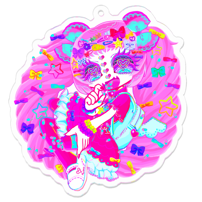 アクリルキーホルダー - 70 x 70 (mm)