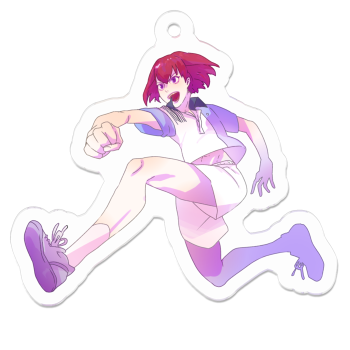 アクリルキーホルダー - 50 x 50 (mm)