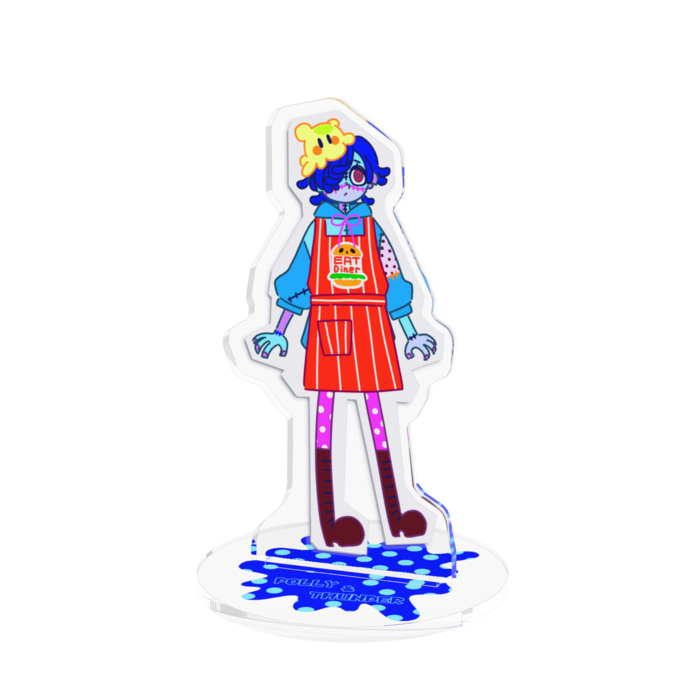 アクリルフィギュア(エプロン) - 100x100mm
