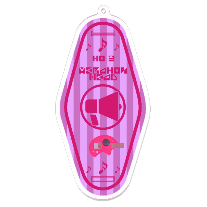 アクリルキーホルダー - 100 x 100 (mm)