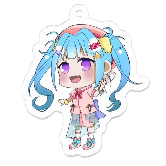 アクリルキーホルダー - 50 x 50 (mm)