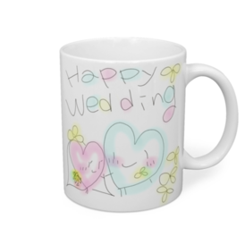 Happy Wedding ヴェール マグカップ My Pleasure Booth