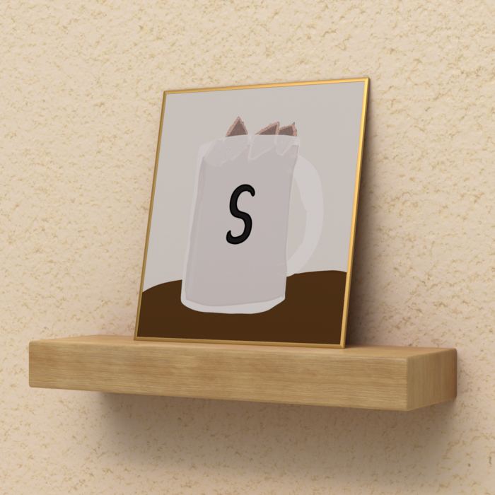 色紙 - ミニ（H135 × W120mm）