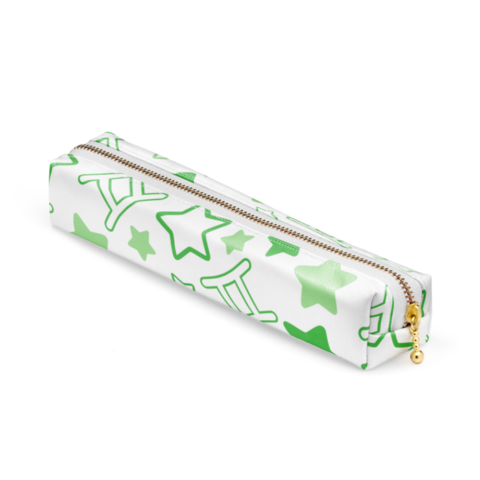 ペンケース - 20 x 4 x 4cm - ホワイト