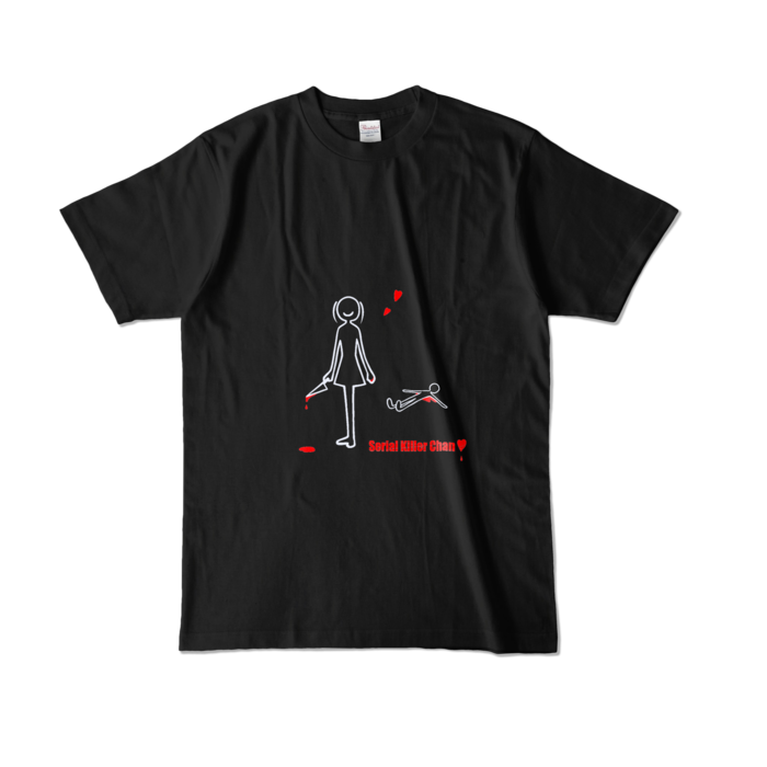 カラーTシャツ - L - ブラック (濃色)