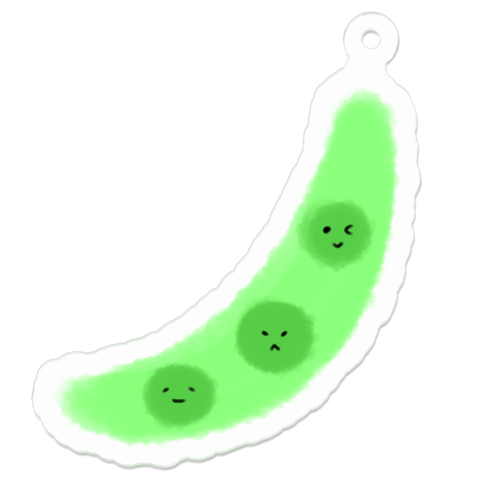 アクリルキーホルダー - 50 x 50 (mm)