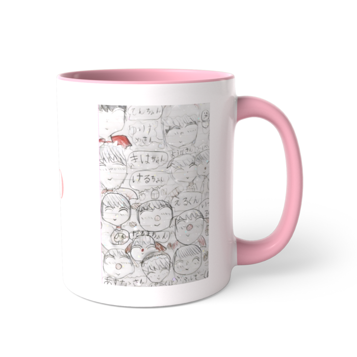 ツートンカラーマグカップ - 直径 8.2cm / 高さ 9.5cm