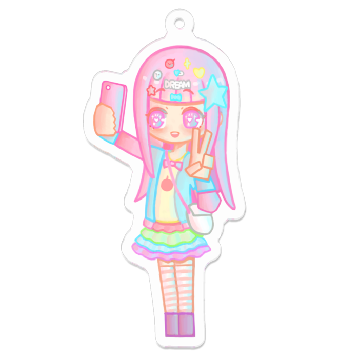 アクリルキーホルダー - 70 x 70 (mm)