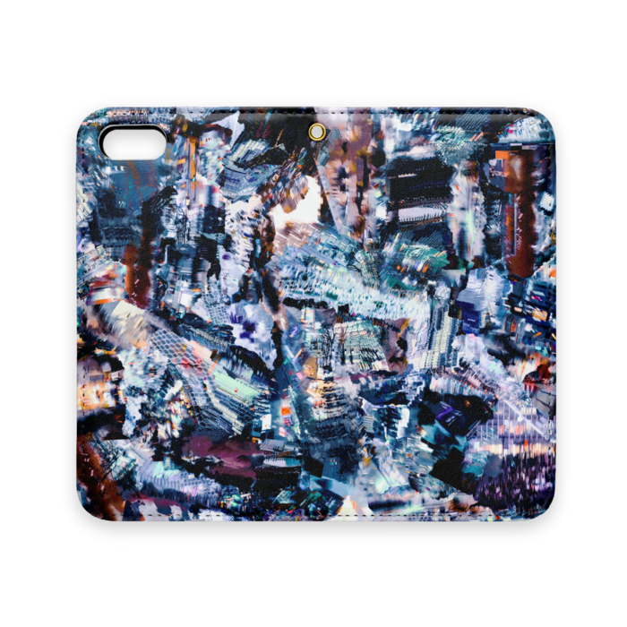 手帳型iPhoneケース(ベルトなし) - iPhone 5 / 5s / SE - ストラップ穴 あり