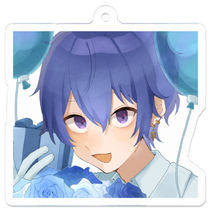 アクリルキーホルダー - 50 x 50 (mm)