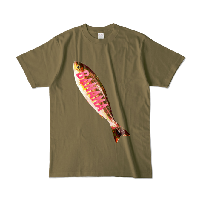 カラーTシャツ - L - オリーブ (濃色)