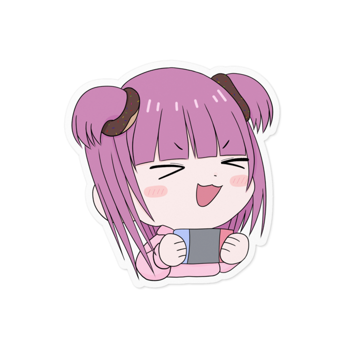 とんちゃんステッカー - 100 x 100 (mm)-