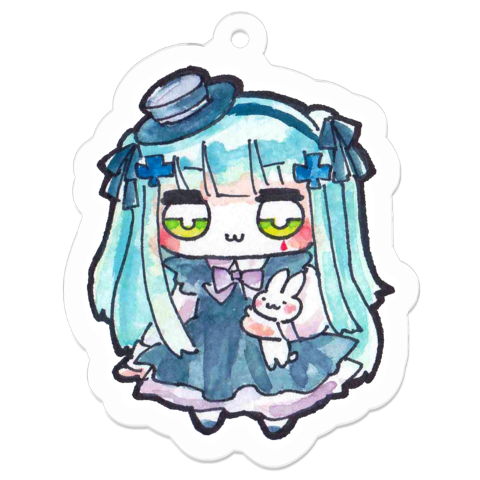 アクリルキーホルダー - 50 x 50 (mm)