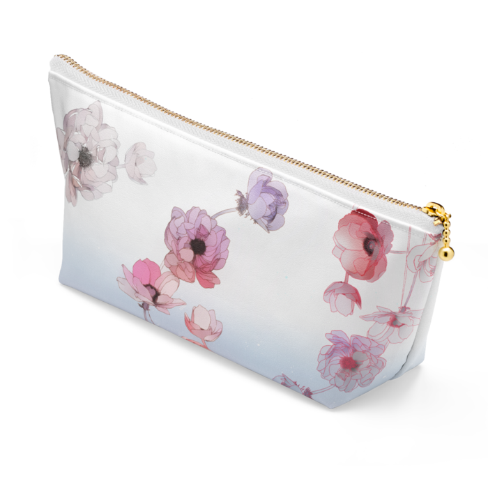 ポーチ - 長さ21.5cm / 高さ10cm - ホワイト