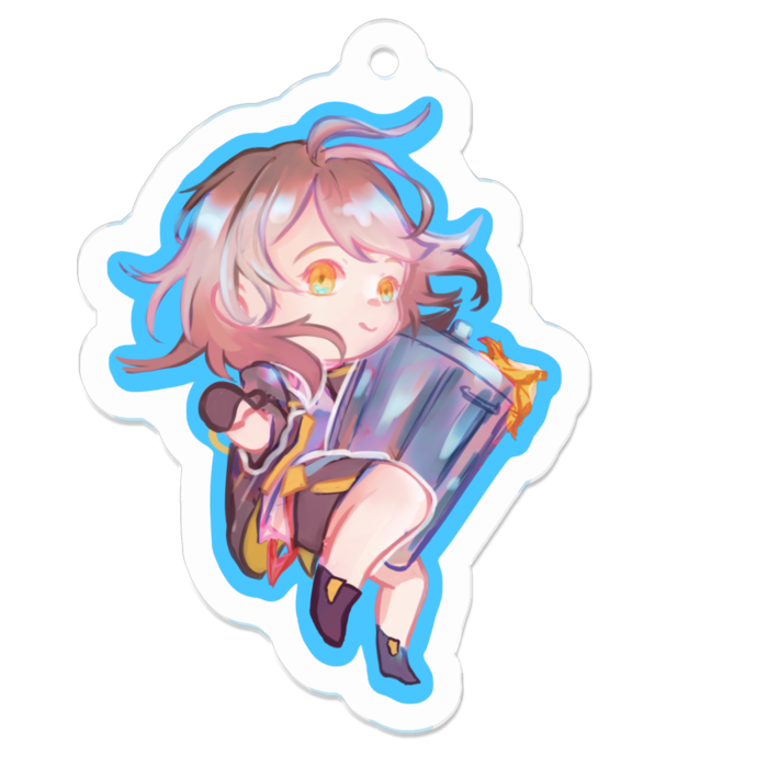 アクリルキーホルダー - 50 x 50 (mm)