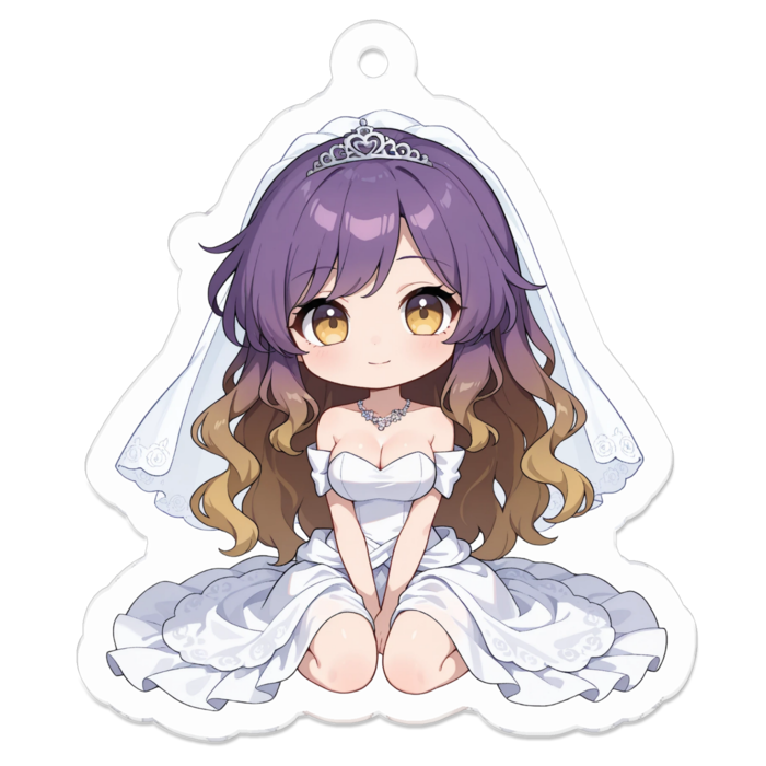 アクリルキーホルダー - 50 x 50 (mm)(キャラのみ)