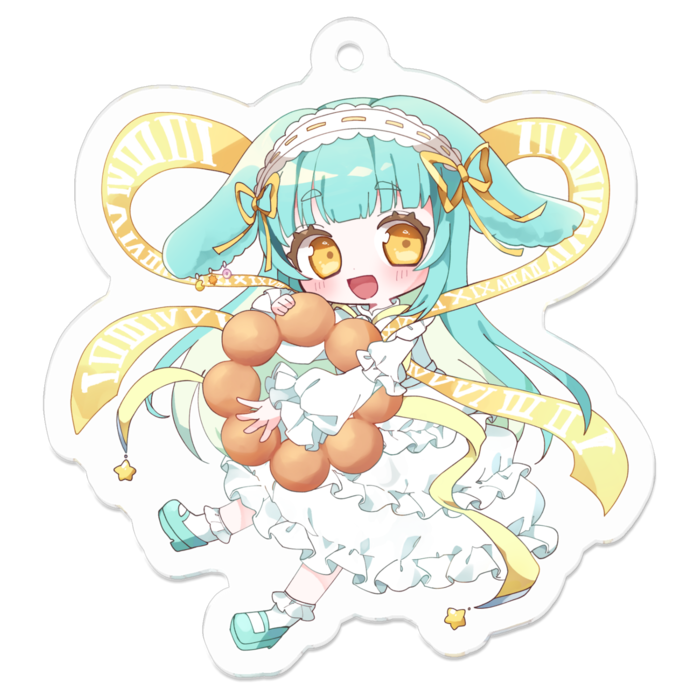 アクリルキーホルダー(コーティング) - 50 x 50 (mm)