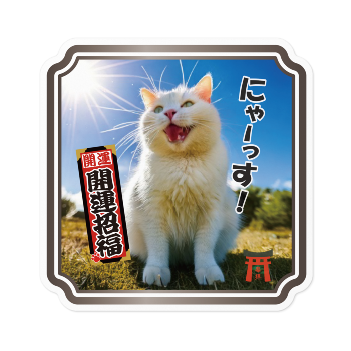 ステッカー - 100 x 100 (mm)