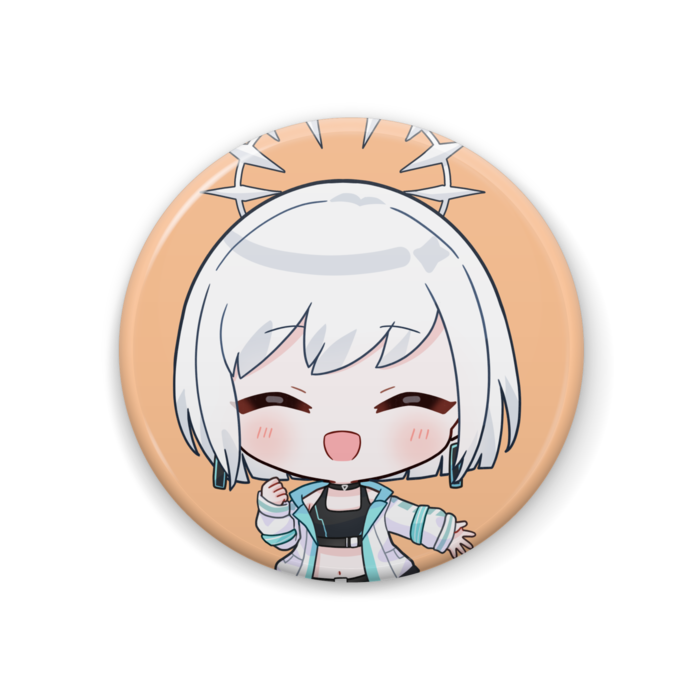 ちびめぐ缶バッジ 『にぱ～！』