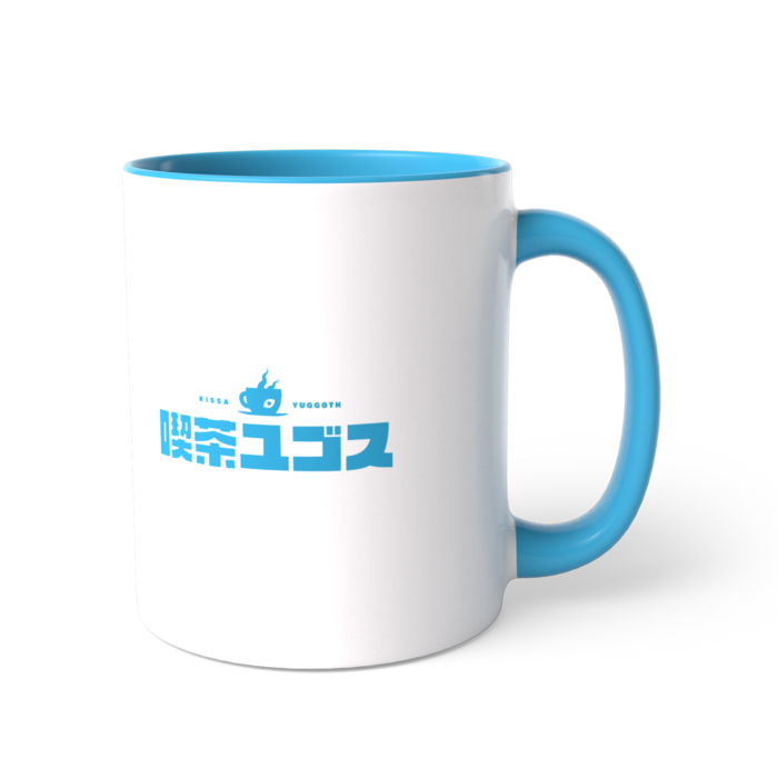 【水色】ツートンカラーマグカップ