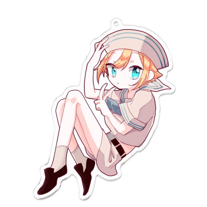 アクリルキーホルダー - 100 x 100 (mm)