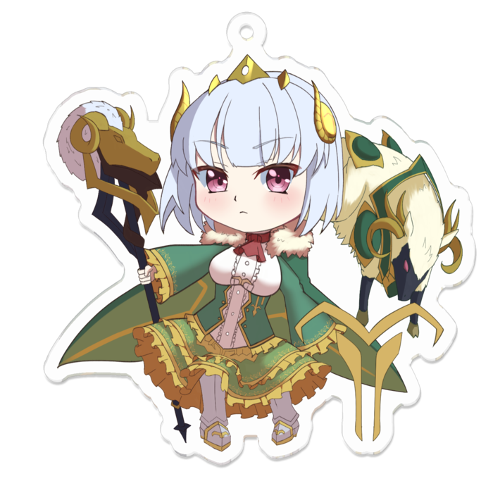 アクリルキーホルダー - 70 x 70 (mm)