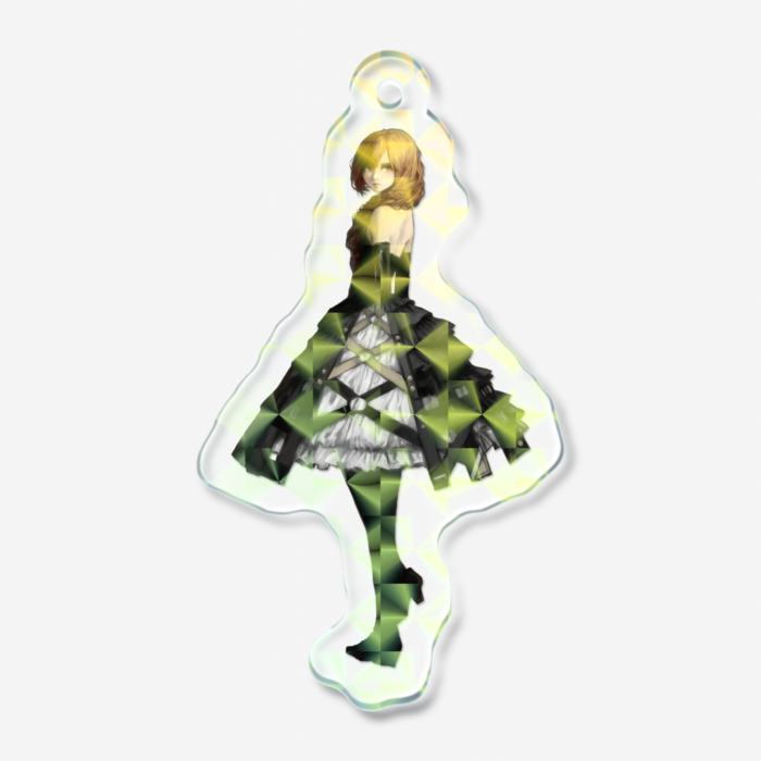 ホログラムアクリルキーホルダー - 50 × 50mm