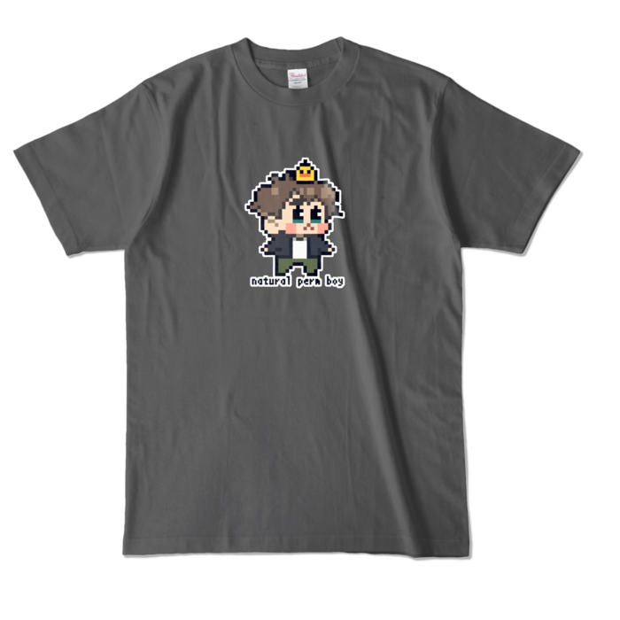 カラーTシャツ - L - チャコール (濃色)