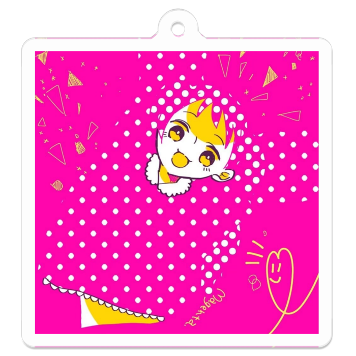 アクリルキーホルダー - 50 x 50 (mm)