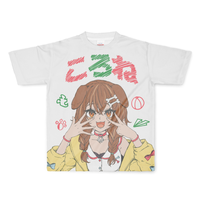 フルグラフィックTシャツ - L - 正面印刷のみ