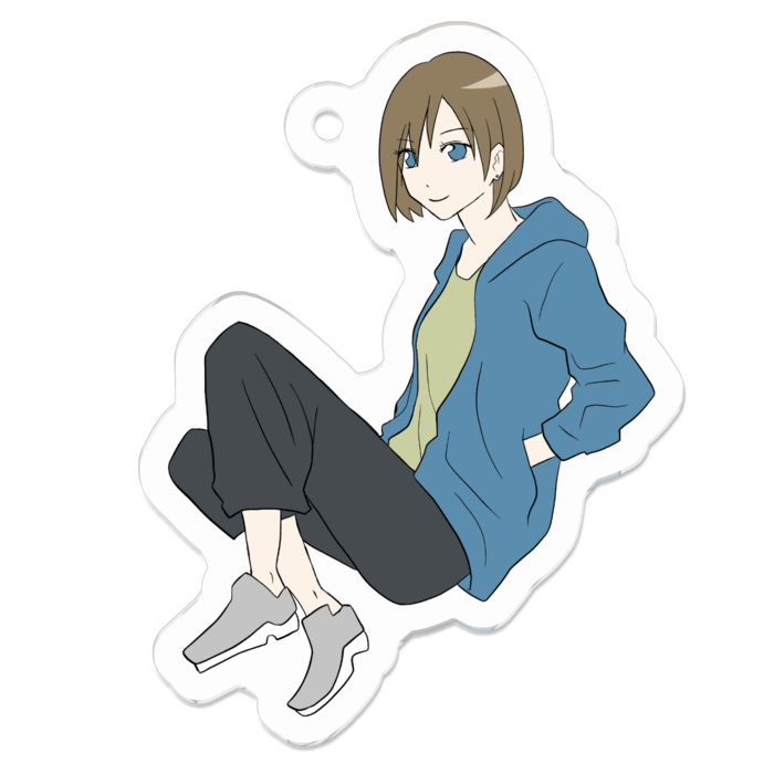 アクリルキーホルダー - 50 x 50 (mm)